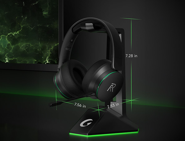 RYR Wireless Gaming Headset for Xbox Series XS, Xbox One, PS5, PS4, Mac